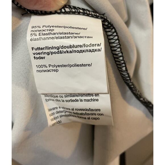 Fair Lady Stretch Sheath Black,Ivory Spot Polka Dot Dress Size 8 Vintage - Picture 7 of 12